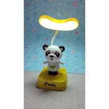 Panda Kendini Sallayan Model Masa Gece Lambası Boyut:20cm Çok Renkli