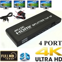 4 Port Hdmi Splitter 5121A Switch Çoklayıcı Çoğaltıcı Çoklu Uydu