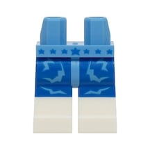 Minifigür Parçaları: Legs Decorated, Bacak, Ayak: 970c07pb15