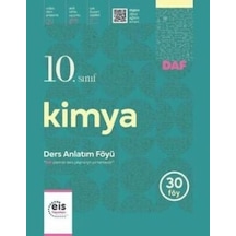 Eis 10.sınıf Kimya Ders Anlatım Föyü 30 Föy