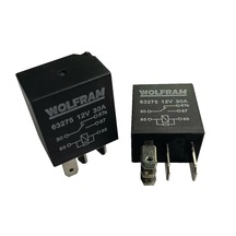 Wolfram 12 Volt 30 Amper Çift Platinli 5 Pinli Mikro Röle - 10 Adet