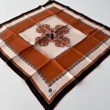 Vissona Twill İpek Eşarp Ipk4502-27314 Çok Renkli
