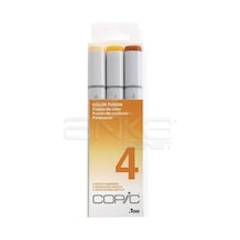 Copic Sketch Marker Color Fusion 3lü Set 4 Çok Renkli
