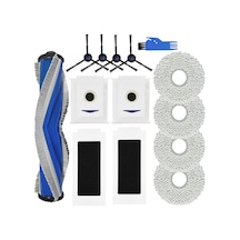 Leasetake Ecovacs Deebot T30 Omni / T30 Pro Omni Robot Süpürge Aksesuarları Yan Fırça Hepa Filtre Paspas Bezi