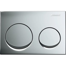 Geberit Kumanda Kapağı Alpha20 - Çift Basmalı - Parlak Krom