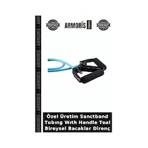 Özel Üretim Sanctband Tubıng Wıth Teal Bireysel Bacaklar Direnç Çok Renkli