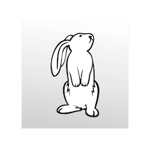 Folyo Sticker Tavşan 200cm Uzunluk Karışık Renkli