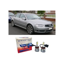 Audi A8 D3 Uzun Far Ampulü H7 Duo Yeni Seri Beyaz 2002-2010