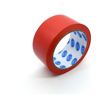 Pvc Yer İşaretleme Bandı 50 MM x 30 M Kırmızı