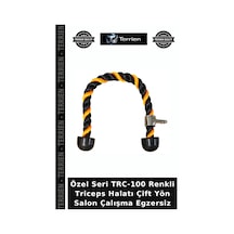 Özel Seri Trc-100 Renkli Triceps Halatı Çift Yön Salon Çalışma Egzersiz