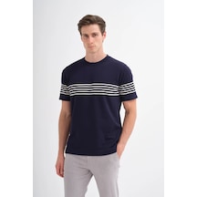 Cazador 3040 Erkek Bisiklet Yaka Triko T-shirt Laci