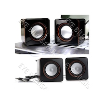 EYEPC Usb Ile Güç Alan Pc Laptop Hoparlörü Kaliteli Ses 1+1 Speaker