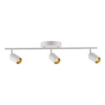 Rsylight Metal Modern 3 Lü Beyaz Led Spot Hareketli Avize Beyaz Ampullü Beyaz