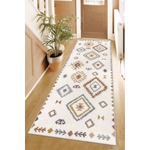 West Home Makinede Yıkanabilir Kaymaz Taban Leke Tutmaz Modern Kesme Yolluk Mutfak Yolluk Halı Yolluk Wh 541 Multy Yolluk