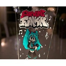 Night Funkin Oyunu Gece Lambası Girlfriend, En İyi Kişiselleştirilmiş Hediye, Oyun Odası Dekoru İçin Led Lamba .