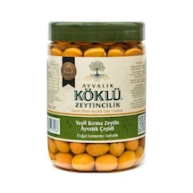 Ayvalık Köklü Zeytincilik Kırma Yeşil Zeytin Pet 1000 ML