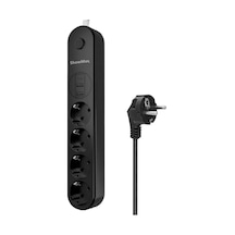 Lunatic Showmax Serisi Sh-4625 4lü 2m 10a 2500w 2xusb 1xtype-c Akım Korumalı Priz 4 Lü 2xusb 1x Type-c Çıkışlı