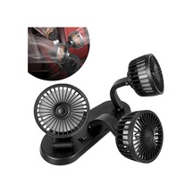 Nekuba Fan10 Mini Araç Vantilatörü, 12 Volt Dc, Çakmaklık Bağlantılı, Plastik, Araç Numaratörlü 3 Lü Set