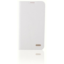 Samsung Uyumlu G900 S5 Kaıyue Cüzdanlı Standlı Deri Kılıf Beyaz
