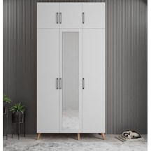 Açelya Portmanto Vestiyer Çam Beyaz 135 cmM5