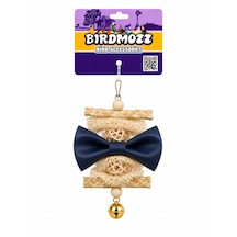 Birdmozz Premium Doğal Kabak Lifli Fiyonklu Kuş Oyuncağı