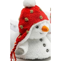 Twigy Snowman Kadın Hayvanlı Panduf Beyaz-kırmızı 36/41