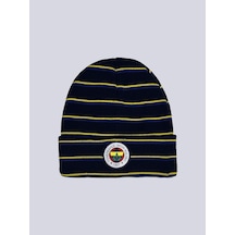 Fenerium Unısex Sarı Lacivert Şerit Bere Fb Laci Yeni