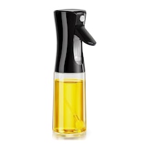 Sprey Yağdanlık,airfrey İçin Yağdanlık, Püskürtmeli Sprey Cam Şişe Zeytinyağı Sirke Yağ Püskürtücü 225 Ml Siyah