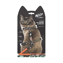 M-pets Wıld Jungle Kedi Göğüs Tasması Set