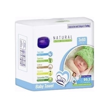 Znv Zenvia Mey İthalat Natural Islak Havlu Mendil 3x60 180 Yaprak Znv2025 Cmn
