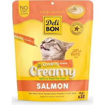 Delibon Creamy Ödül Maması Somonlu 15gr 32li Paket
