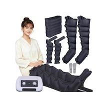 Lipedödem İçin Lenfatik Drenaj Cihazı Bacaklar Bacaklar Ve Karın Kolları İçin Lenfatik Drenaj İçin Bacak Masajı Lenfatik Drenaj Masajı 0-30 Dk, 0-240 Mmhg Siyah Xl, 2 Kol+2 Bacak+bel