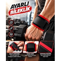 Legion Gaming Türkiye Bileği Kavrayan Ayarlı Bileklik Geniş Bantlı Cırt Cırtlı Rahat Kullanım Kırmızı