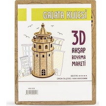 Galata Kulesi - 3D Ahşap Maket