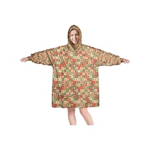 Noel Temalı Unisex Giyilebilir Battaniye Hoodie, Kalın Peluş, Kollar Ve Büyük Cep-a59 Bej Noel Temalı Unisex Giyilebilir Battaniye Hoodie, Kalın Peluş, Kollar Ve Büyük Cep-a59 Bej