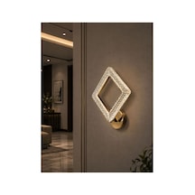 Yakamoz Model Tekli Eskitme 3 Renk Modu Kristal Taşlı Salon Mutfak Yatak Çocuk Odası Aplik