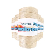 5 Adet Polyester Makrome İpi 230 Açık Bej 100 gr