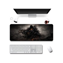 Sonictouch Klavye Mousepad 40x90cm Dikişsiz Pürüzsüz Sıvı Geçirmez Kaymaz Taban Kara Kehanet