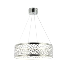 Dosse 50 Lık Ledli Krom Avize 64w 3000k Çok Renkli