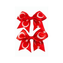 Ay Yıldız Fiyong Pens Toka 2 Adet Kırmızı