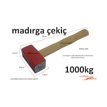 Madırga Çekiç 1000kg Küt Çekiç Balyoz Taşçı Çekici