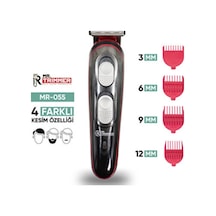 Mr-055 Saç Sakal Tıraş Makinesi 4 Tarak Başlığı Şarjlı Tüm Vücut Traş Aleti