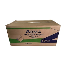 Arma Battal Boy 70 Lt. Mavi Çöp Torbası Poşeti - 75 X 90 Cm / 10 Adetlik 50 Rulo / Koli