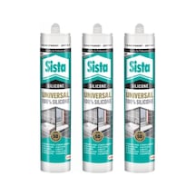 Sista Şeffaf Silikon 280 Ml Henkel (3 Adet) Şeffaf