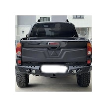 Mitsubishi L200 2015+ Yarım Bagaj Kapağı Kaplama Mat Siyah Arka Kapak Kaplama - Siyah