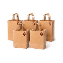 Kraft Çanta Kahverengi 25x31cm 25li X 5 Paket