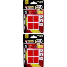 2 Paket Şeffaf Silikon Bant 24 Adet 25x30 MM Montaj Bandı