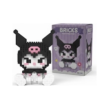 Sanrio Kuromi Mikro Blok  Seti - Kendin Yap Figür Oyuncak - Hediye Kutulu Koleksiyon Serisi
