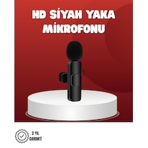 2 Li Kablosuz Yaka Mikrofonu Apple Uyumlu iPhone Lightning Girişli, 360 Çok Yönlü Ses, Gürültü Azaltma, 5-6 Saat Kullanım Mh-hs2383-9139