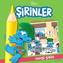 Vahşi Şirin-Şirinler Hikayeli Boyama- Pogo